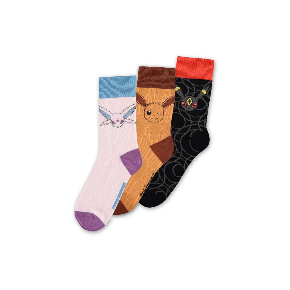 Pokémon - Eevee Evolution Chaussettes - Multicolore